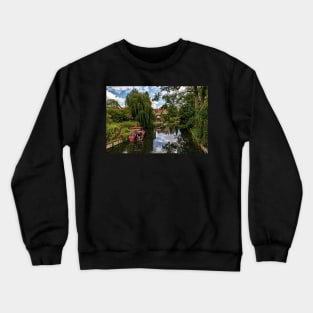 A Peaceful Scene Below Goring Mill Crewneck Sweatshirt